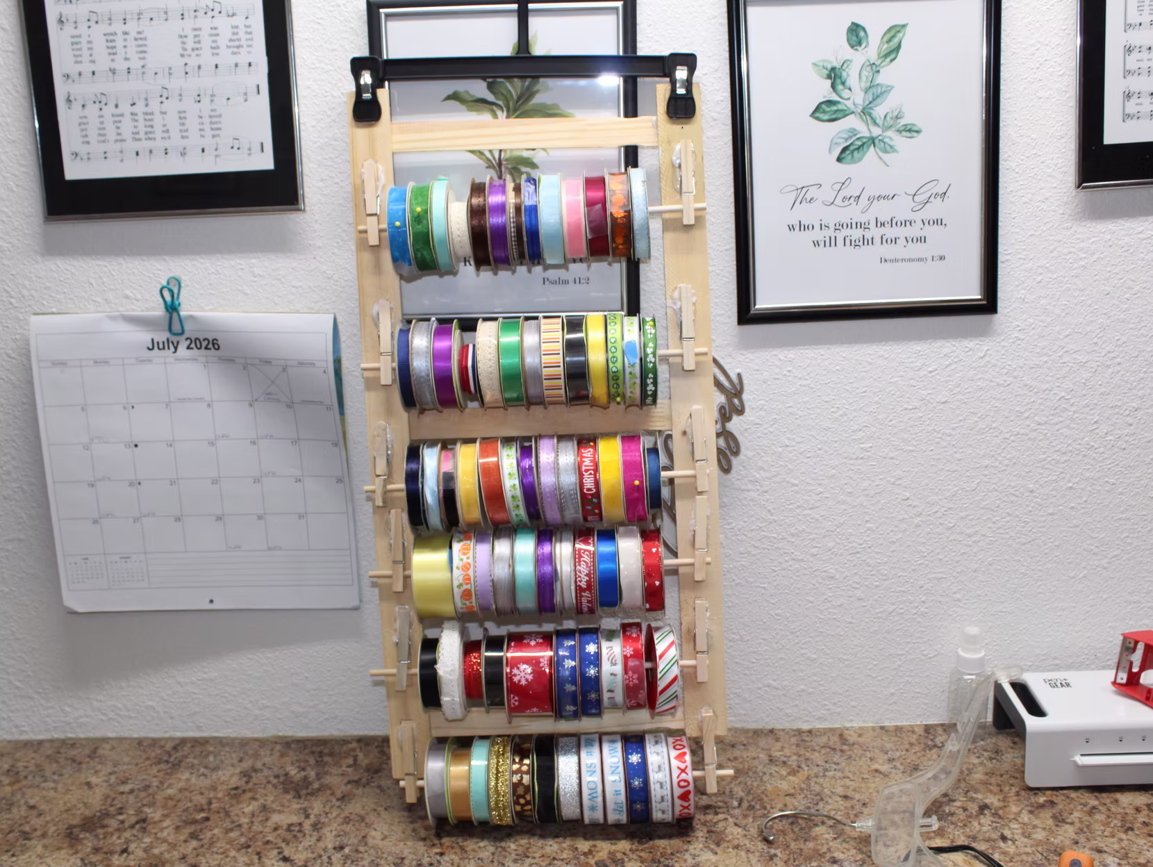 Craft Ribbon Holder